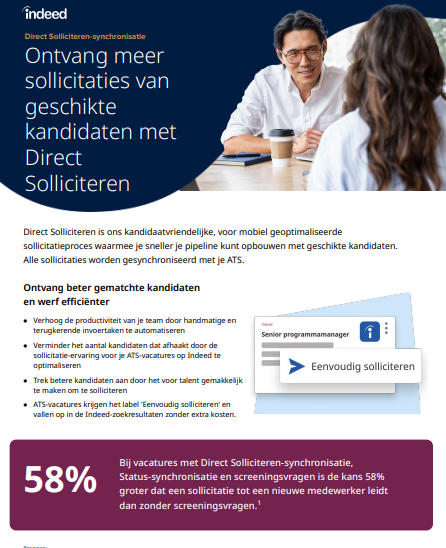Ontvang tot 5 keer meer afgeronde sollicitaties - en dat ook nog eens sneller Download nu