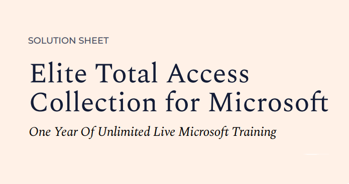 Elite Total Access Collection for Microsoft